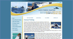 Desktop Screenshot of cancunfishingcharters.net